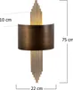 Opviq, 619 - A, Wandleuchten, Jahrgang, Eisen, 75 x 10 x 22 Produktbild-Vorschau 3