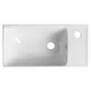 Sapho NUALI Keramik-Waschbecken 50x25cm, Wasserhahn Produktbild-Vorschau 3