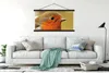 MuchoWow® Textilposter Vogel - Rotkehlchen - Porträt 120x60 Produktbild-Vorschau 3