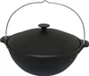 Kazan aus Gusseisen mit Deckel und Bügel 4 Liter Wok Kasan Produktbild-Vorschau 1