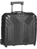 A black pilot case with wheels and a retractable handle, shown from the front. Produktbild-Vorschau