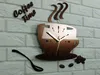 Wanduhr Tasse METALLIC COPPER Ultra leise Produktbild-Vorschau 3