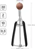 Eisportionierer Edelstahl 3cm mit Auslöser und Griff, für Produktbild-Vorschau 2