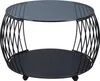 Couchtisch >Shanghai< in schwarz - Durchmesser 60cm, Produktbild-Vorschau 1