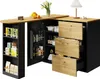 Table de bar extensible 138-204 x 39 x 104 cm – pivotante à Voir les images du produit 7