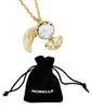 Morella Damen Halskette gold Edelstahl 70 cm mit goldenem Produktbild-Vorschau 3