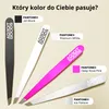 Pęseta do depilacji AdroitGoods - skośna - stal nierdzewna Podgląd zdjęcia produktu 5