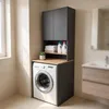 Relaxdays Waschmaschinenschrank, 4 Fächer, HBT 188,5 x 68 x Produktbild-Vorschau 2