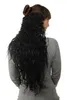 WIG ME UP Haarteil Halbperücke 7 Clips Locken Schwarz Produktbild-Vorschau 2
