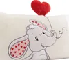NICI Love Elephant, Beige, Rot, Rechteckig, Polyester, Produktbild-Vorschau 3