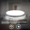 B.K.Licht LED Deckenleuchte Silber/Titan rund Ø29cm 15W Produktbild-Vorschau 3