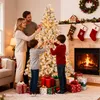 182cm Arbre de Noël artificiel avec neige, 1000 pointes, Voir les images du produit 9