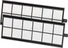Two white air filters with black frames are stacked on top of each other, against a white background. Produktbild-Vorschau