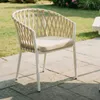 Gartenstuhl SUNNY 6er Set, weiß/champagner, robuste Produktbild-Vorschau 1