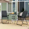 COSTWAY 2er Set Gartenstühle, Klappstühle mit 7-Fach Produktbild-Vorschau 2