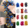 1 Paar Lametta-Armbänder, buntes elastisches Band, für Produktbild-Vorschau 2