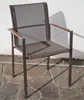 AS-S 4Stk Designer Gartenstuhl mit Armlehne KUBA-BRAUN Produktbild-Vorschau 2