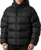 A man wearing a black puffer jacket. Voir les images du produit