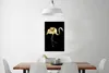 MuchoWow® Poster Gold - Flamingo - Schwarz 60x90 cm - Produktbild-Vorschau 2