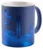 FC Schalke 04 S04 Kaffeebecher Tasse Skyline Ton-in-Ton Produktbild-Vorschau 1