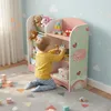 Relaxdays Kinderregal, HxBxT: 80 x 82 x 26 cm, 4 Fächer, 3 Produktbild-Vorschau 2