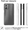 Accezz Priehľadný zadný kryt pre Motorola Moto G54 - Náhľad obrázku produktu 5