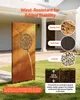 Paravent VEVOR 60 x 158 cm, séparateur d'espace en métal, Voir les images du produit 3