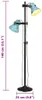 vidaXL Stehleuchte 25 W Blau 25x25x90/140 cm E27 Produktbild-Vorschau 7