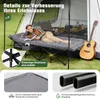 Sekey Tragbares Feldbett mit Matratze, Feldbett Klappbett Produktbild-Vorschau 4