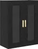vidaXL Highboard Schwarz Eichen-Optik 69,5 x 34 x 180 cm Produktbild-Vorschau 7