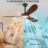 AIORBER Deckenventilator mit Licht 52 Zoll Leise DC Motor Produktbild-Vorschau 6