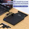 Externes CD/DVD-Laufwerk 7-in-1 USB Ultra Slim, tragbarer Produktbild-Vorschau 2