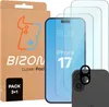3x Gehärtetes Glas + Kameraschutz für iPhone 17, Bizon Produktbild-Vorschau 1
