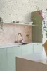 ESTAhome Tapeta kwiaty i ptaki w stylu secesyjnym szaro Podgląd zdjęcia produktu 3