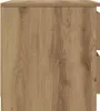 vidaXL Comodino Artisan oak 50x40x43,5 cm materiale a base Anteprima dell’immagine prodotto 7