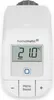 A white smart thermostat for a radiator, shown from the front. Produktbild-Vorschau