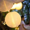 Hellum 5x30cm LED Lampions außen weiß, 5x LED mit Batterie Produktbild-Vorschau 10