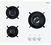 Table verre gaz 3 feux 60cm - Airlux - AV635HWH - Voir les images du produit 1