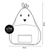 Pouf per bambini LUMALAND Animal Line Chick - Giallo senape Anteprima dell’immagine prodotto 9