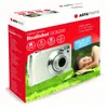 A product box for a digital camera, with a lifestyle image of a woman on a grassy field. Anteprima dell’immagine prodotto