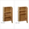 relaxdays 10021882_0 relaxdays Spiegelschrank braun Podgląd zdjęcia produktu 5