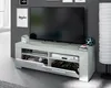 Porta TV AMBIT a 2 ante - Stile moderno - Grigio e bianco - Anteprima dell’immagine prodotto 4