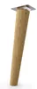 4x sossai Holzfüße rund - schräge Ausführung 25cm Eiche Produktbild-Vorschau 2