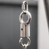 Close-up of a metal swivel joint with a flame logo. Anteprima dell’immagine prodotto