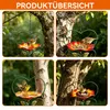 Hängende Vogeltränke Metall mit Kette, Vogelbad & Produktbild-Vorschau 7
