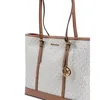 Michael Kors Jet Set Travel Large Zip Tote Vanilla Braun MK Produktbild-Vorschau 14