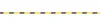 A horizontal line of yellow and black hazard tape. Produktbild-Vorschau