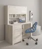 Aufsatzschrank für Schreibtisch oder Kommoden, weiß Eiche, Produktbild-Vorschau 4