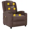A brown massage chair with yellow circles indicating massage points. Anteprima dell’immagine prodotto