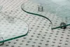 Extravaganter Glas Couchtisch FANTOME 90cm transparent Produktbild-Vorschau 6